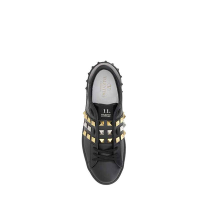 Rockstud Sneakers Leer Valentino Garavani Zwart Editie