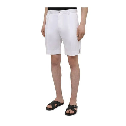 Short en coton blanc Dolce &amp; Gabbana