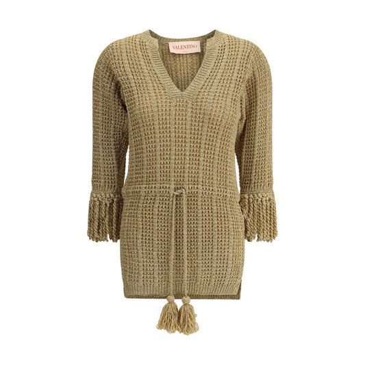 Robe courte en maille Lurex Valentino