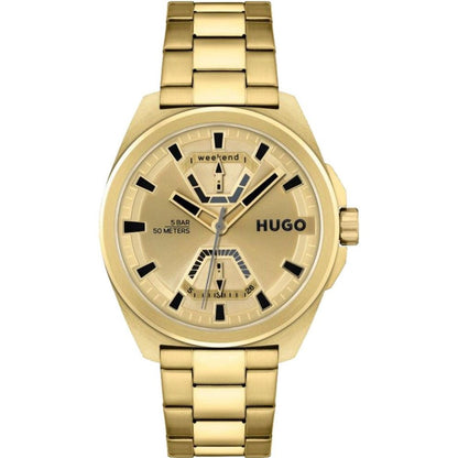 Montre Hugo Boss en acier inoxydable doré