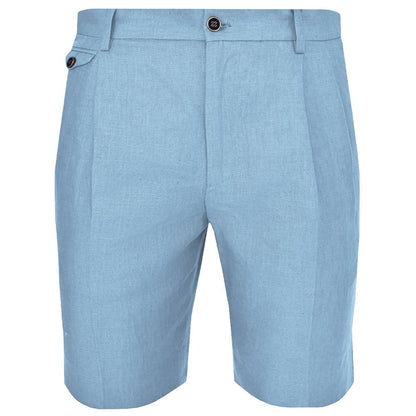 Short homme en lin bleu clair Dolce &amp; Gabbana