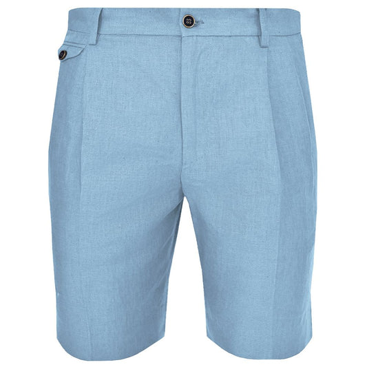 Short homme en lin bleu clair Dolce &amp; Gabbana