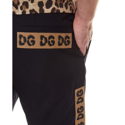 Short en coton noir Dolce &amp; Gabbana