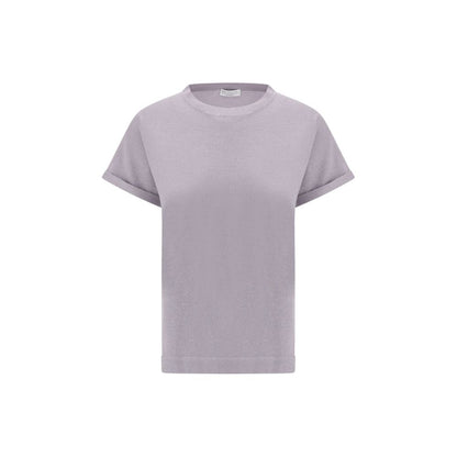 T-shirt à paillettes en cachemire Brunello Cucinelli
