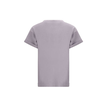 T-shirt à paillettes en cachemire Brunello Cucinelli