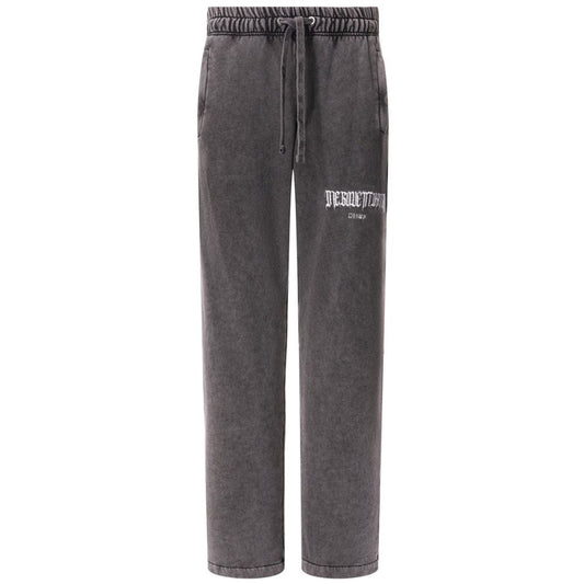 Diego Venturino Gray Cotton Jeans & Pant by Diego Venturino