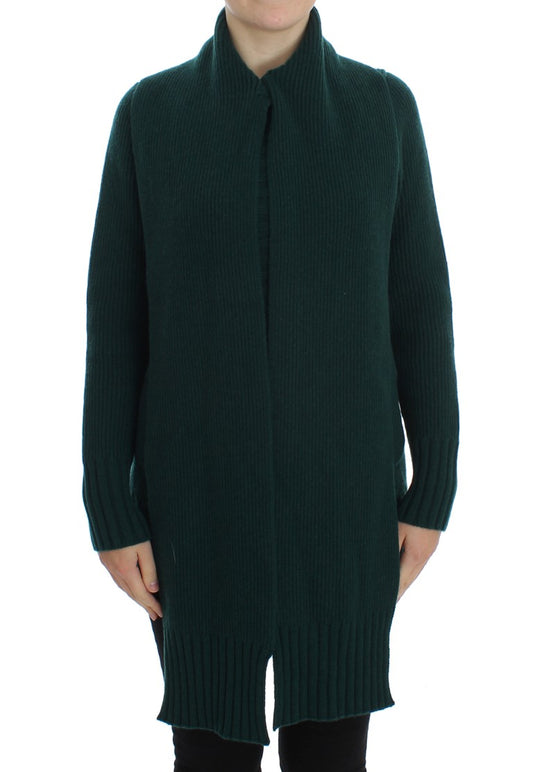 Dolce &amp; Gabbana Élégant pull cardigan en cachemire vert
