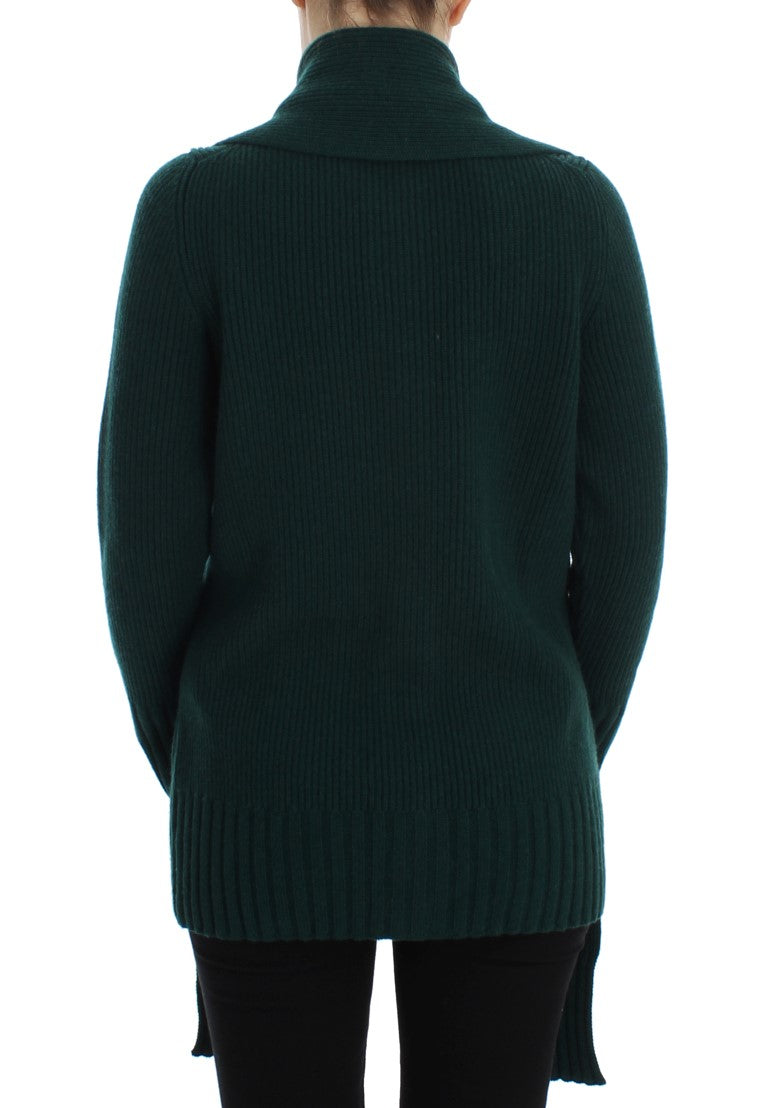 Dolce &amp; Gabbana Élégant pull cardigan en cachemire vert