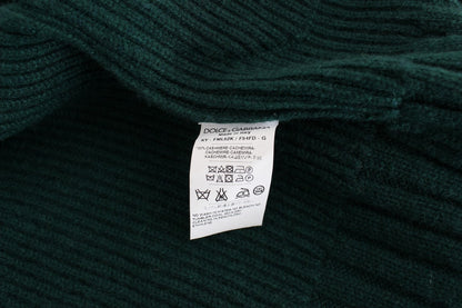 Dolce &amp; Gabbana Élégant pull cardigan en cachemire vert