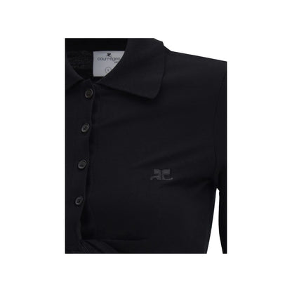 Courrèges Polo with twisted detail by Courrèges