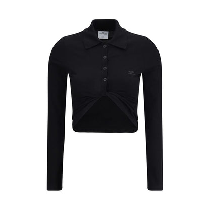 Courrèges Polo with twisted detail by Courrèges