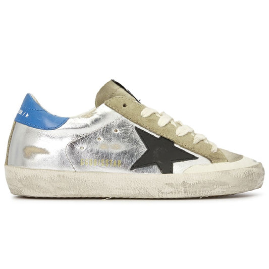Golden Goose Gray Calfskin Sneaker by Golden Goose