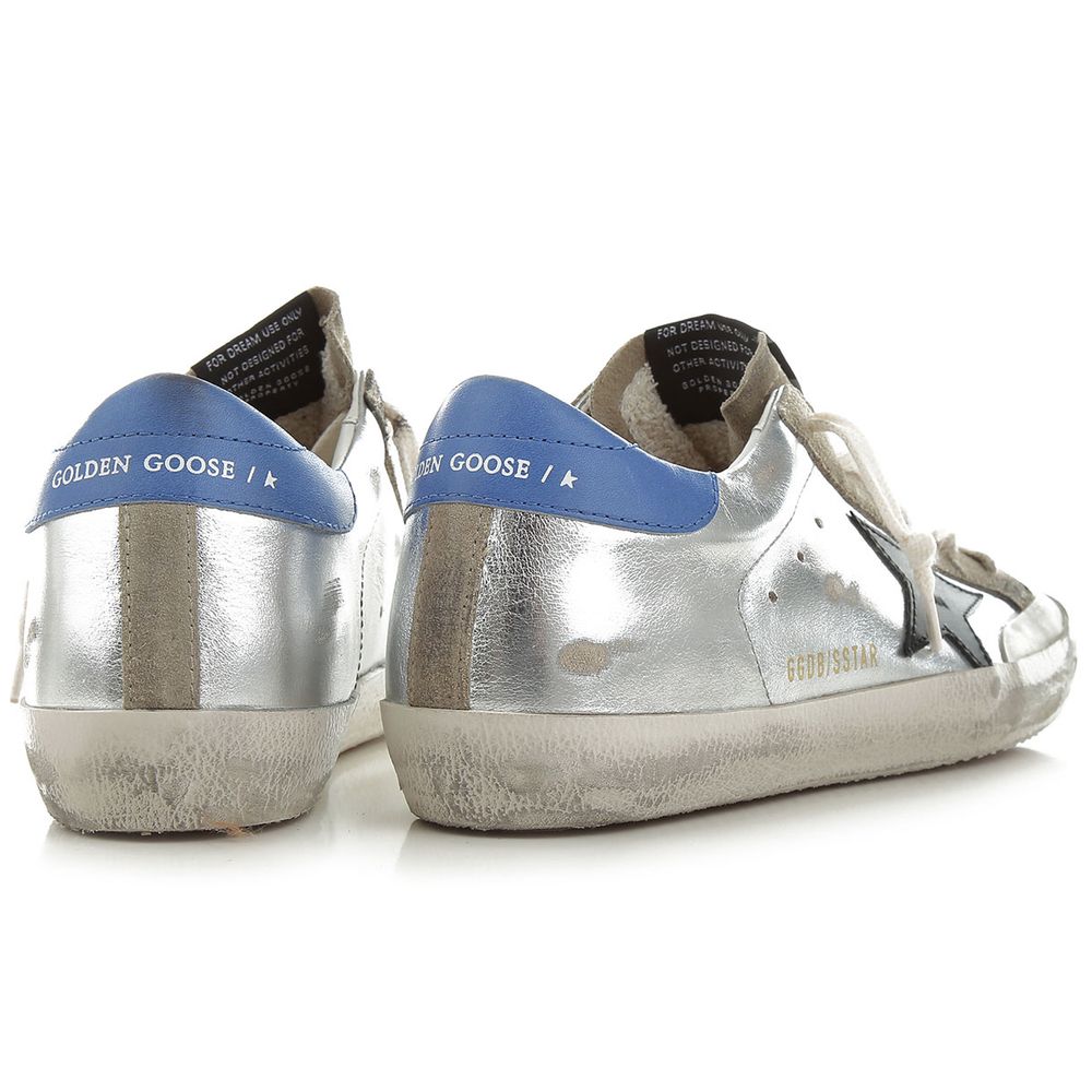 Golden Goose Gray Calfskin Sneaker by Golden Goose