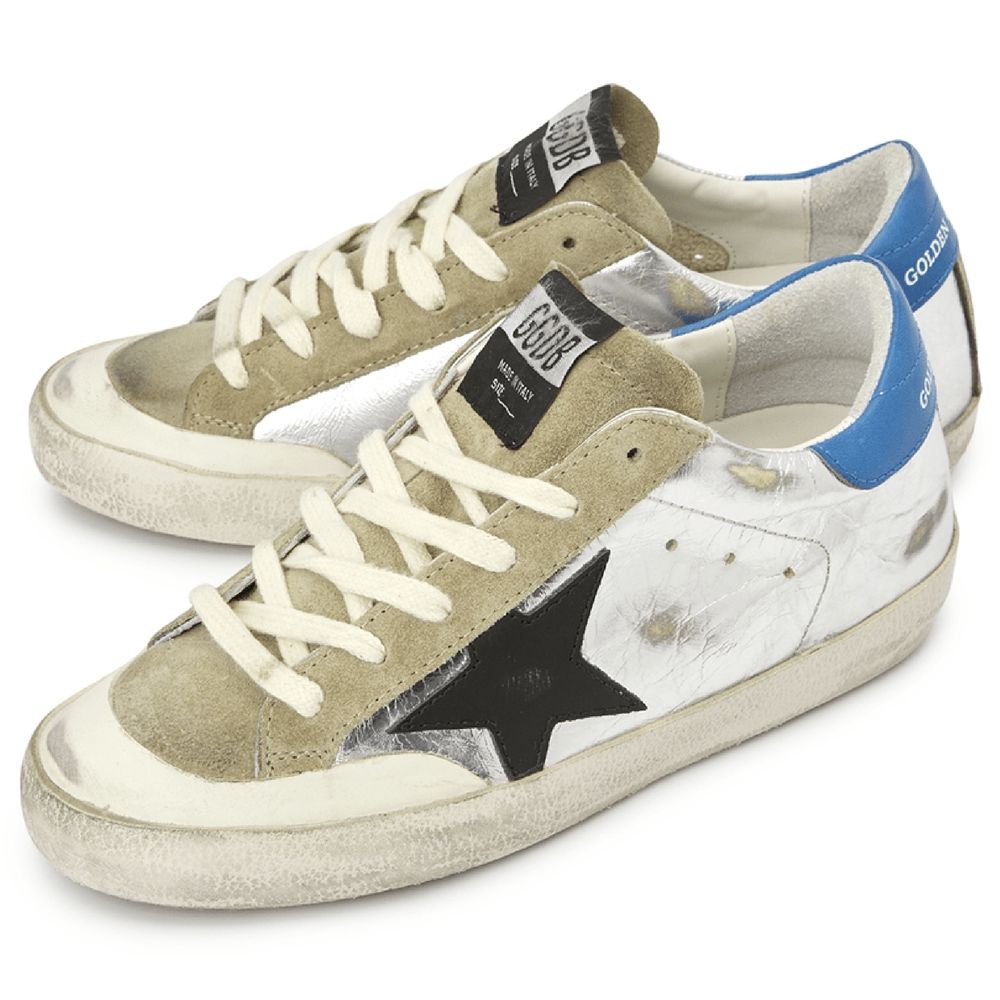 Golden Goose Gray Calfskin Sneaker by Golden Goose