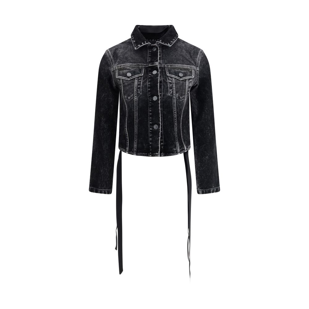 Veste en jean Balenciaga avec ruban