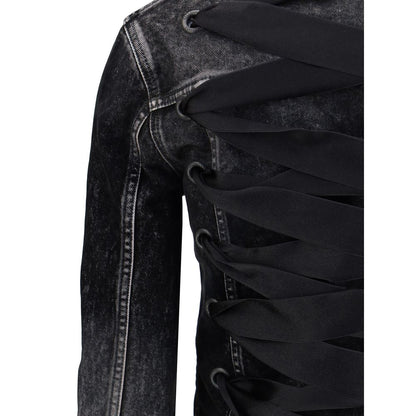 Veste en jean Balenciaga avec ruban