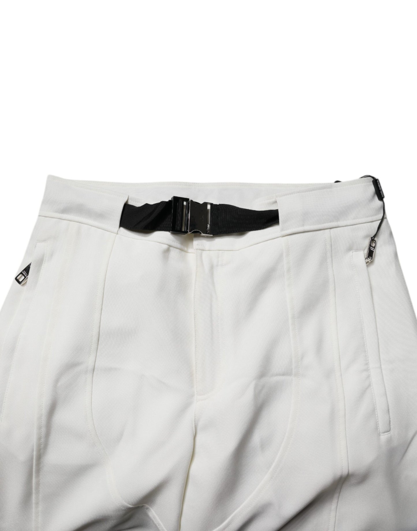 Dolce & Gabbana Wide Leg Broeken Wit Gemaakt In Italië