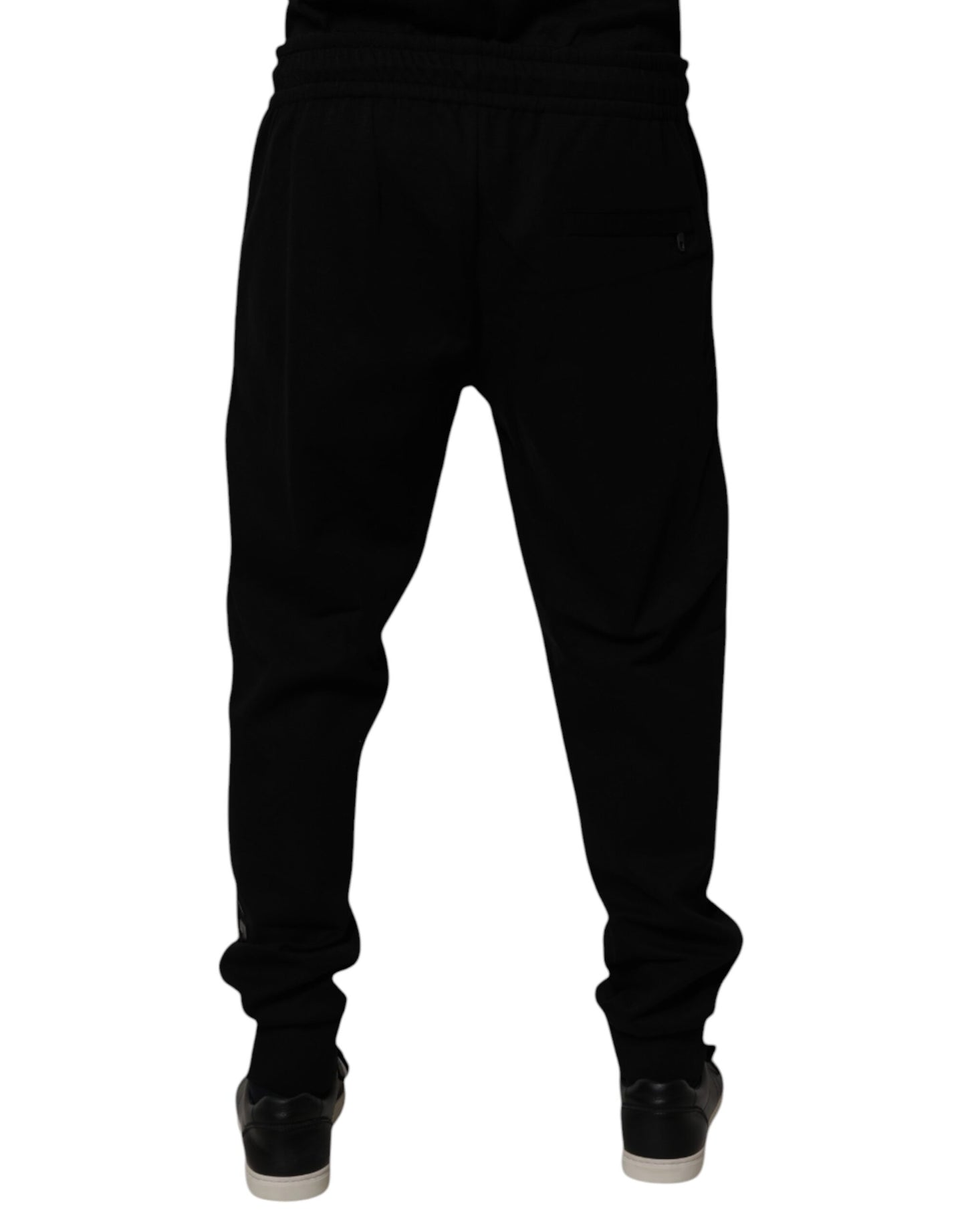 Dolce & Gabbana Black Cotton Blend Jogger Sweatpants Pants by Dolce & Gabbana