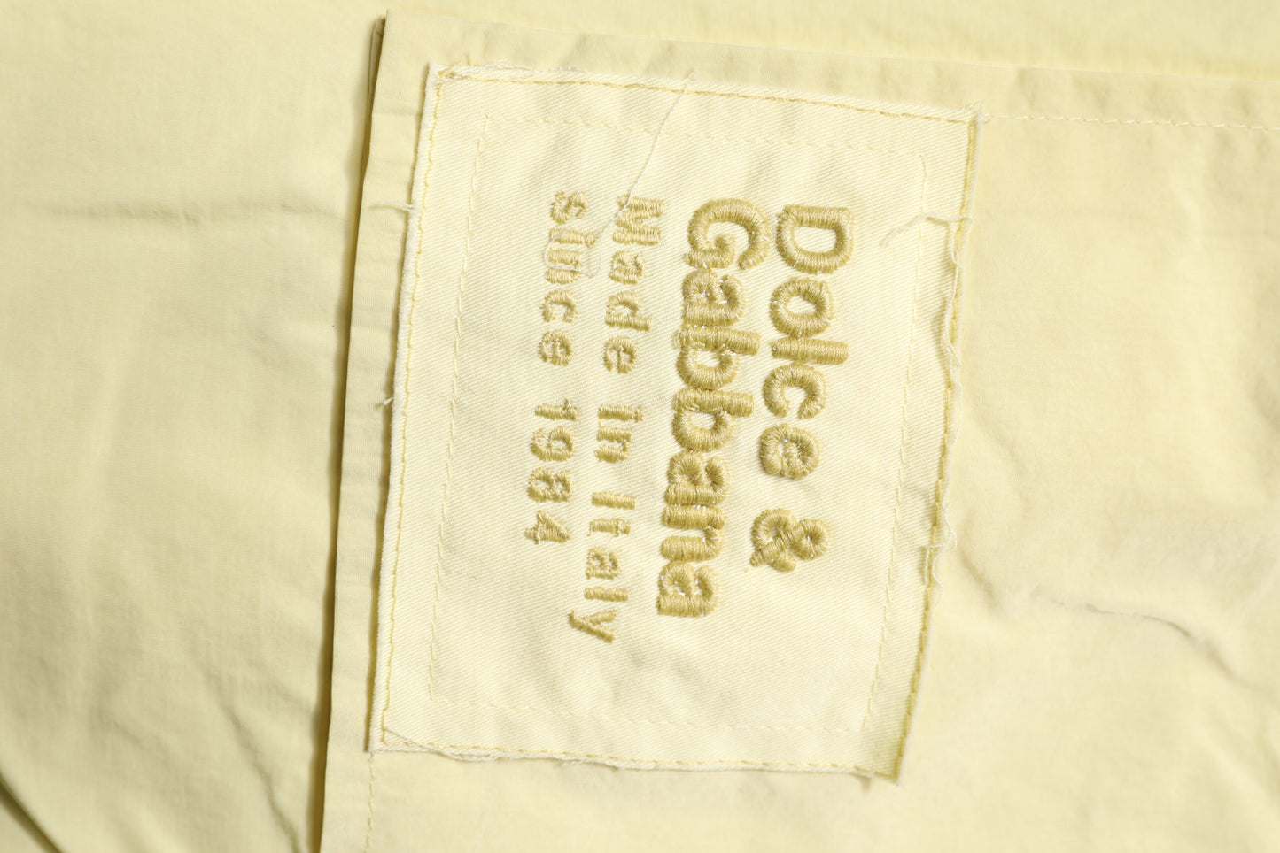 Dolce & Gabbana Yellow Nylon Cargo Chain Men Jogger Pants by Dolce & Gabbana