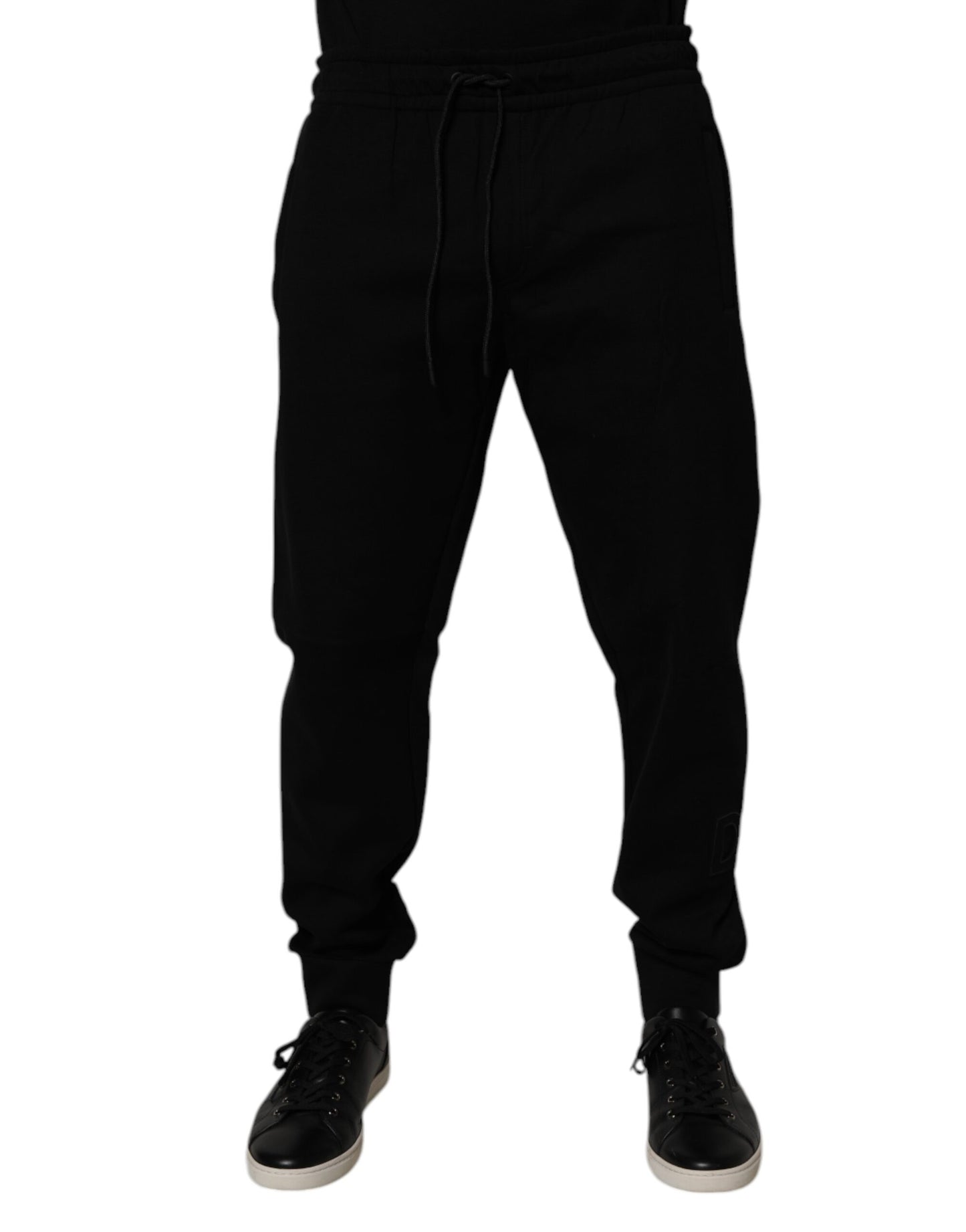 Dolce & Gabbana Black Cotton Blend Jogger Sweatpants Pants by Dolce & Gabbana