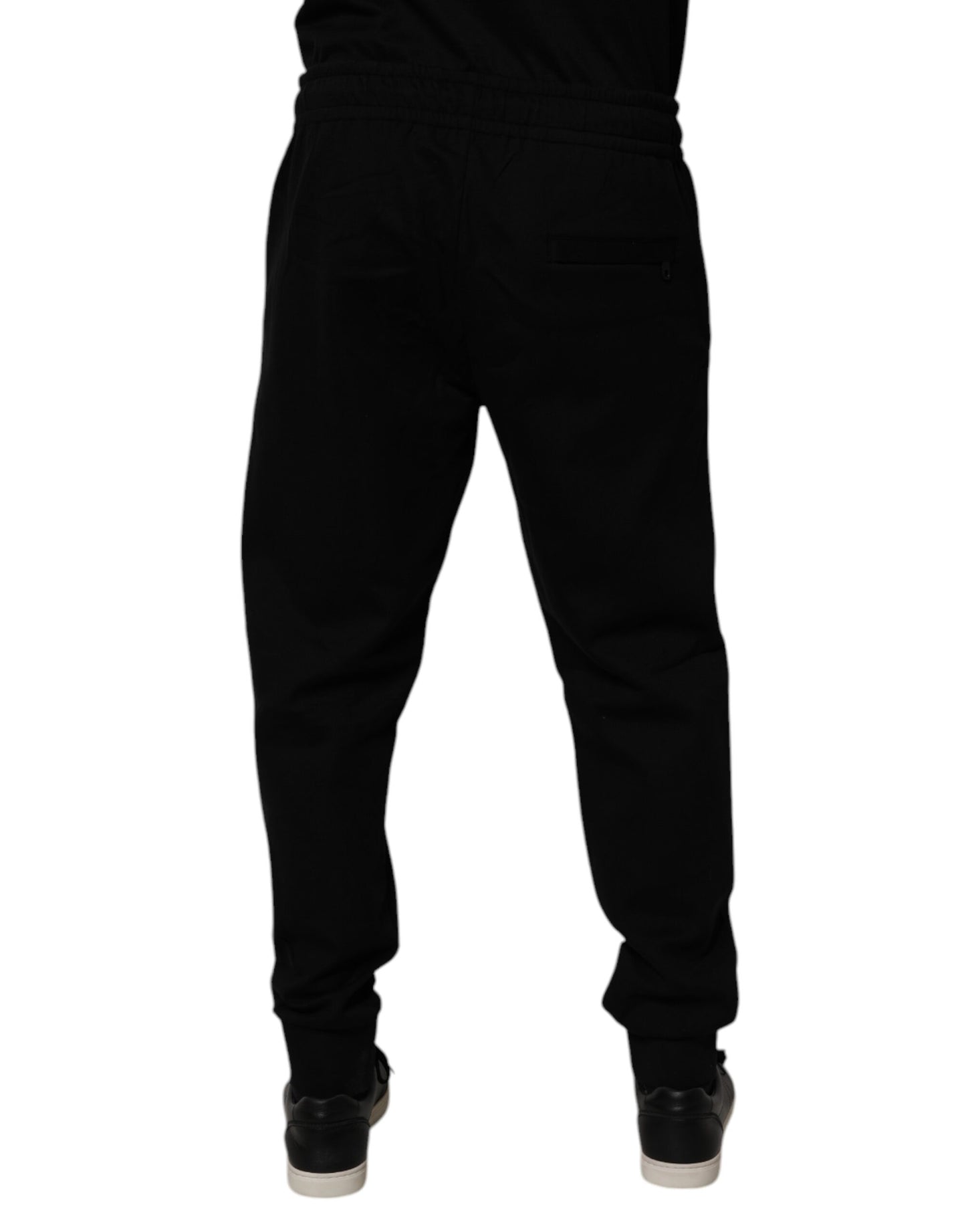 Dolce & Gabbana Black Cotton Blend Jogger Sweatpants Pants by Dolce & Gabbana