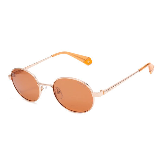 Lunettes de soleil Polaroid en métal doré