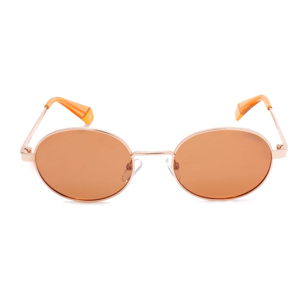 Lunettes de soleil Polaroid en métal doré