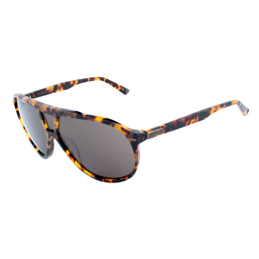 Lunettes de soleil Replay multicolores en poils de veau