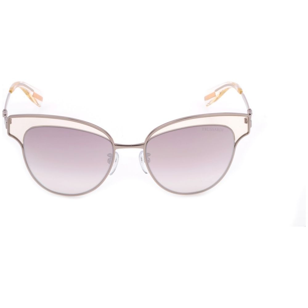 Trussardi Silver Metal Sunglasses by Trussardi