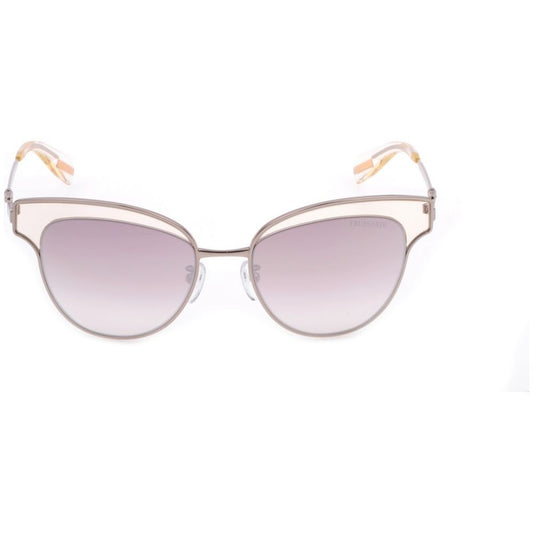 Trussardi Silver Metal Sunglasses by Trussardi