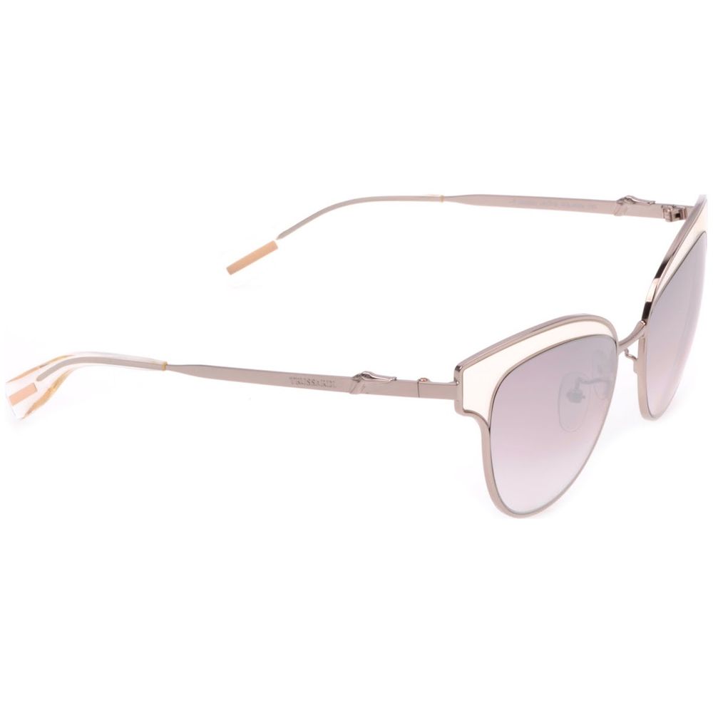 Trussardi Silver Metal Sunglasses by Trussardi