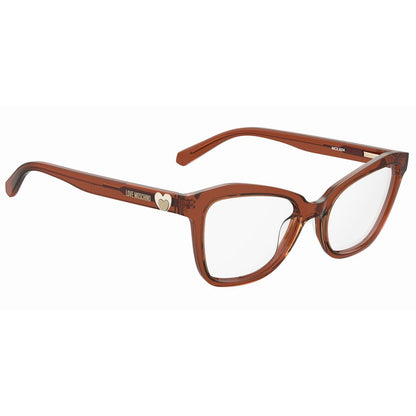 Love Moschino Yellow Acetate Frames by Love Moschino