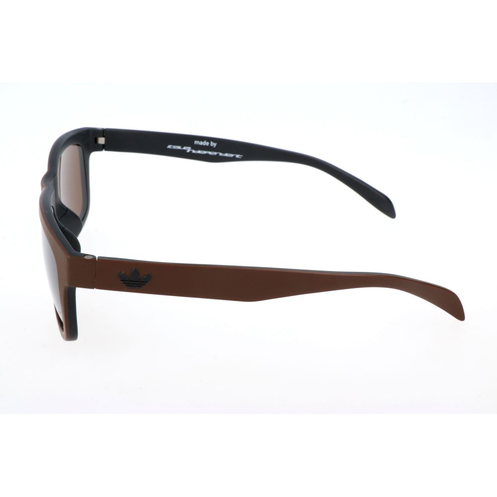 Lunettes de soleil Adidas en cuir de veau marron