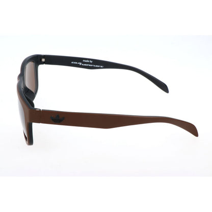 Lunettes de soleil Adidas en cuir de veau marron