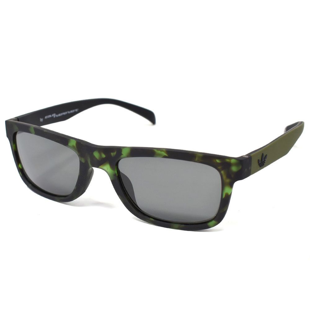 Lunettes de soleil Adidas en cuir de veau marron