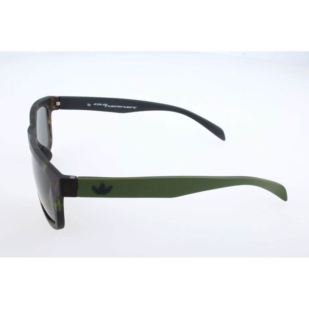 Lunettes de soleil Adidas en cuir de veau marron