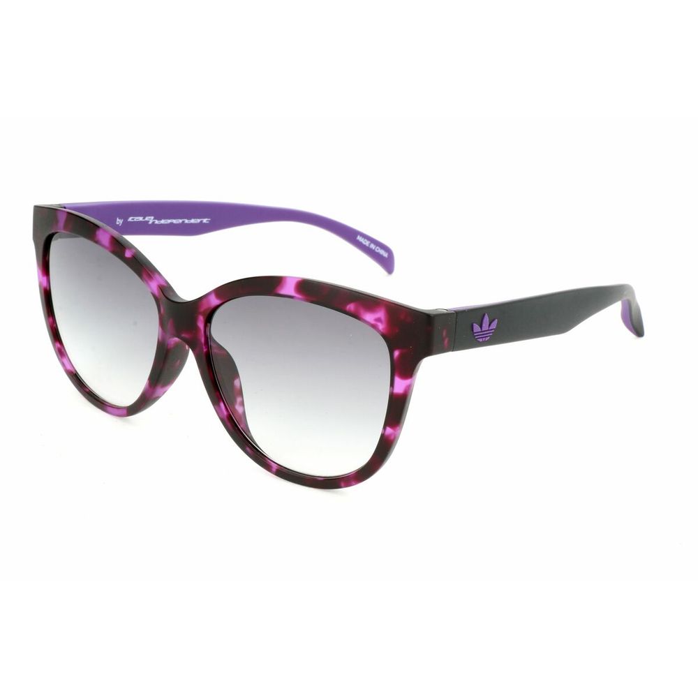 Lunettes de soleil Adidas en cuir de veau marron