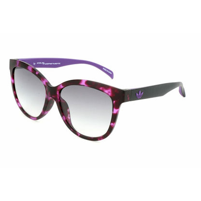 Lunettes de soleil Adidas en cuir de veau marron