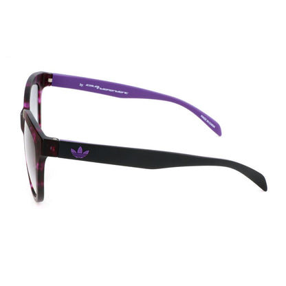Lunettes de soleil Adidas en cuir de veau marron