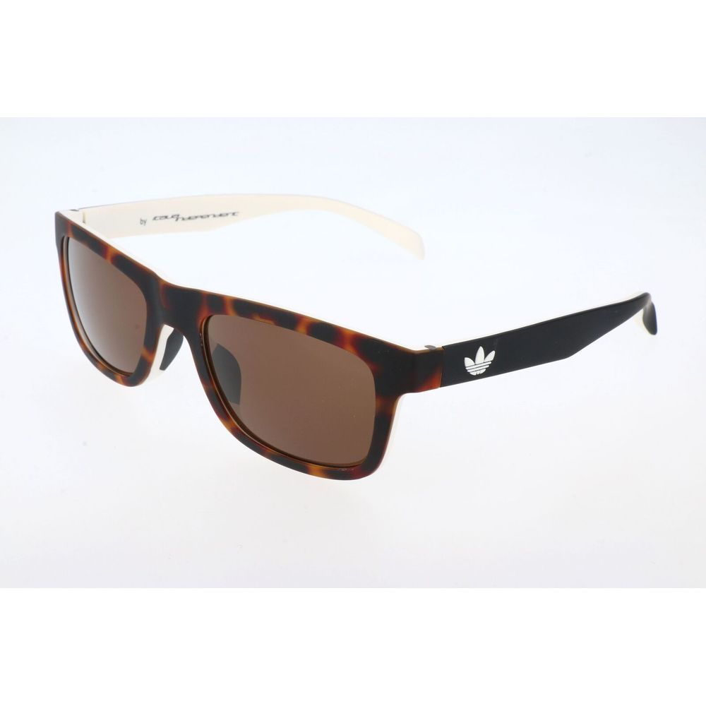 Lunettes de soleil Adidas en cuir de veau marron