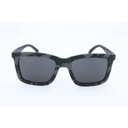 Lunettes de soleil Adidas en cuir de veau marron
