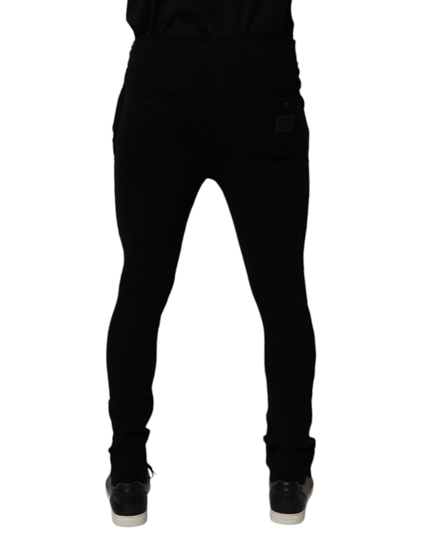 Dolce & Gabbana Black Cashmere Jogger Men Sweatpants Pants by Dolce & Gabbana