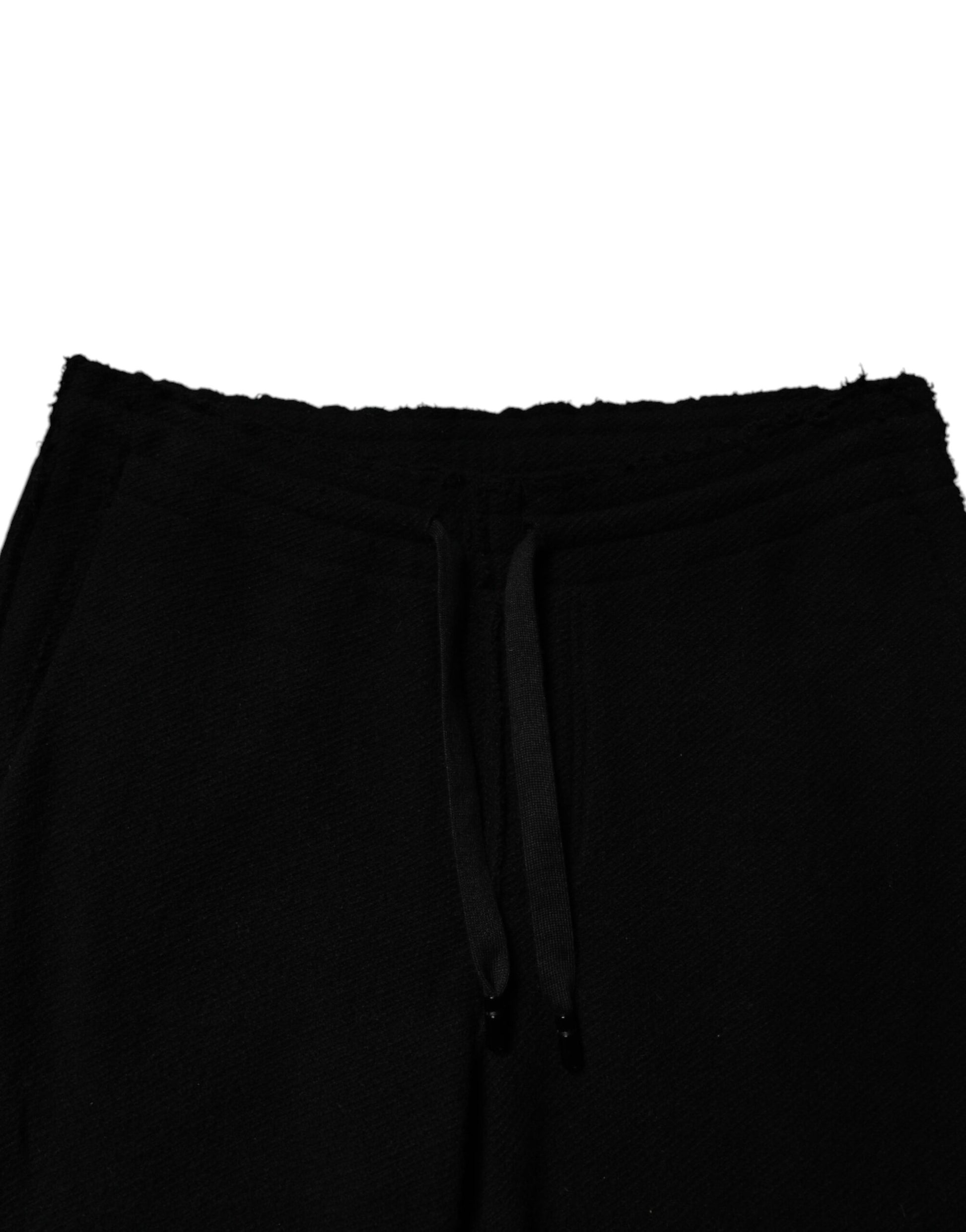 Dolce & Gabbana Black Cashmere Jogger Men Sweatpants Pants by Dolce & Gabbana