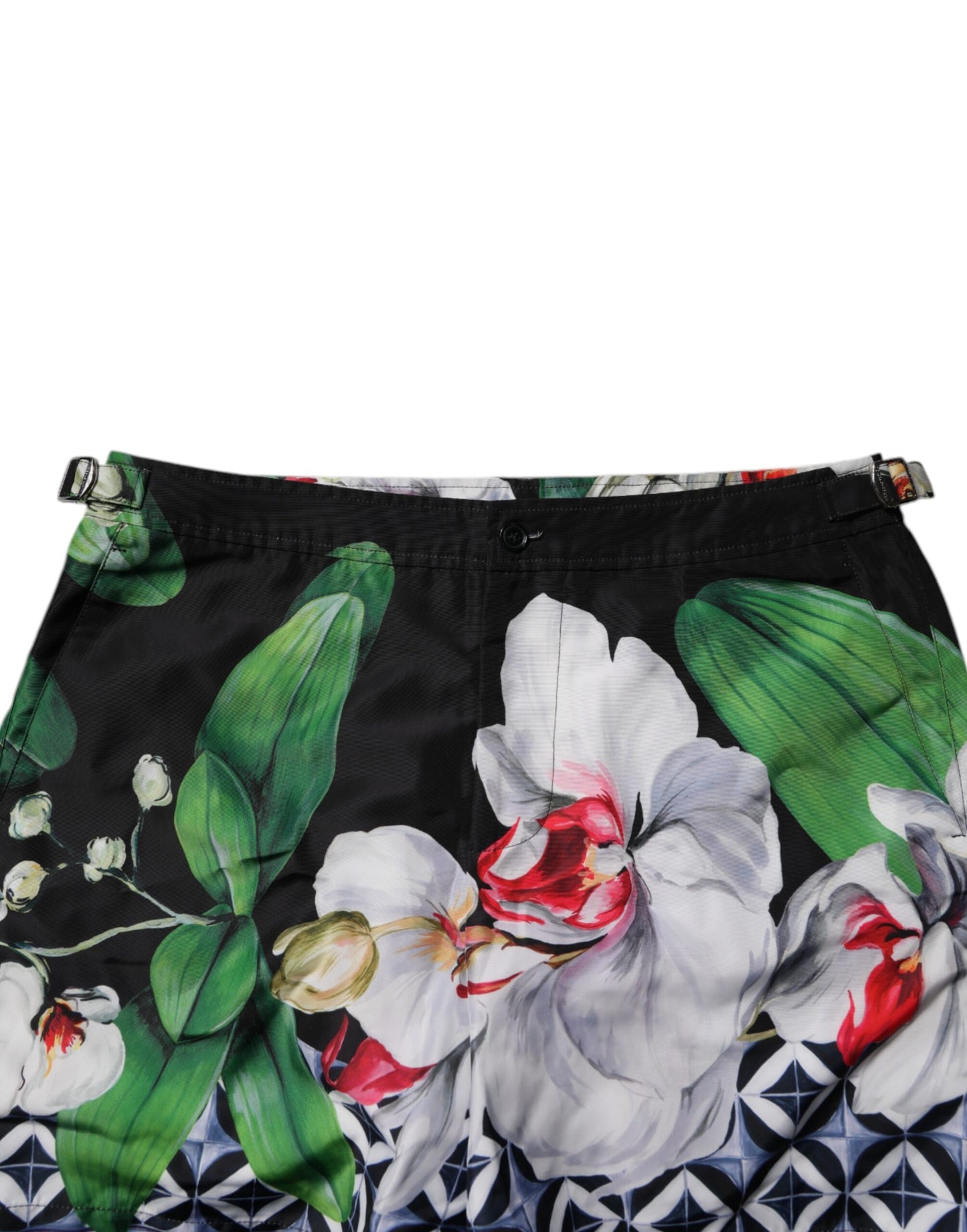 Dolce &amp; Gabbana Multicolor Floral Polyester Men Bermuda Shorts