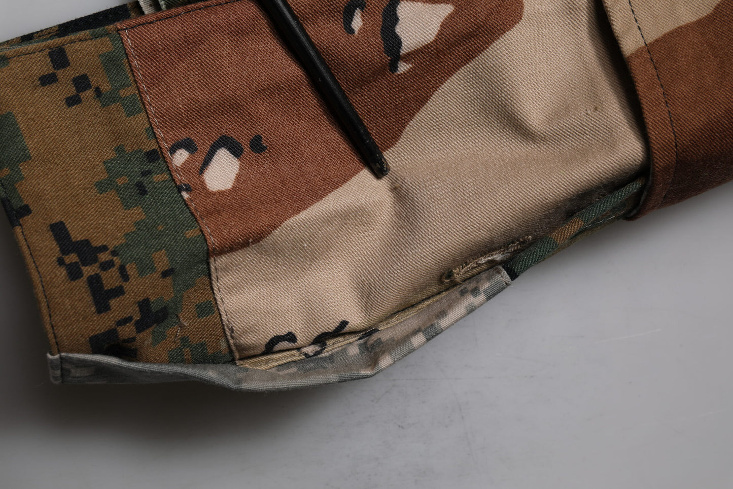 Dolce &amp; Gabbana Green Patchwork Cargo Bermuda Shorts