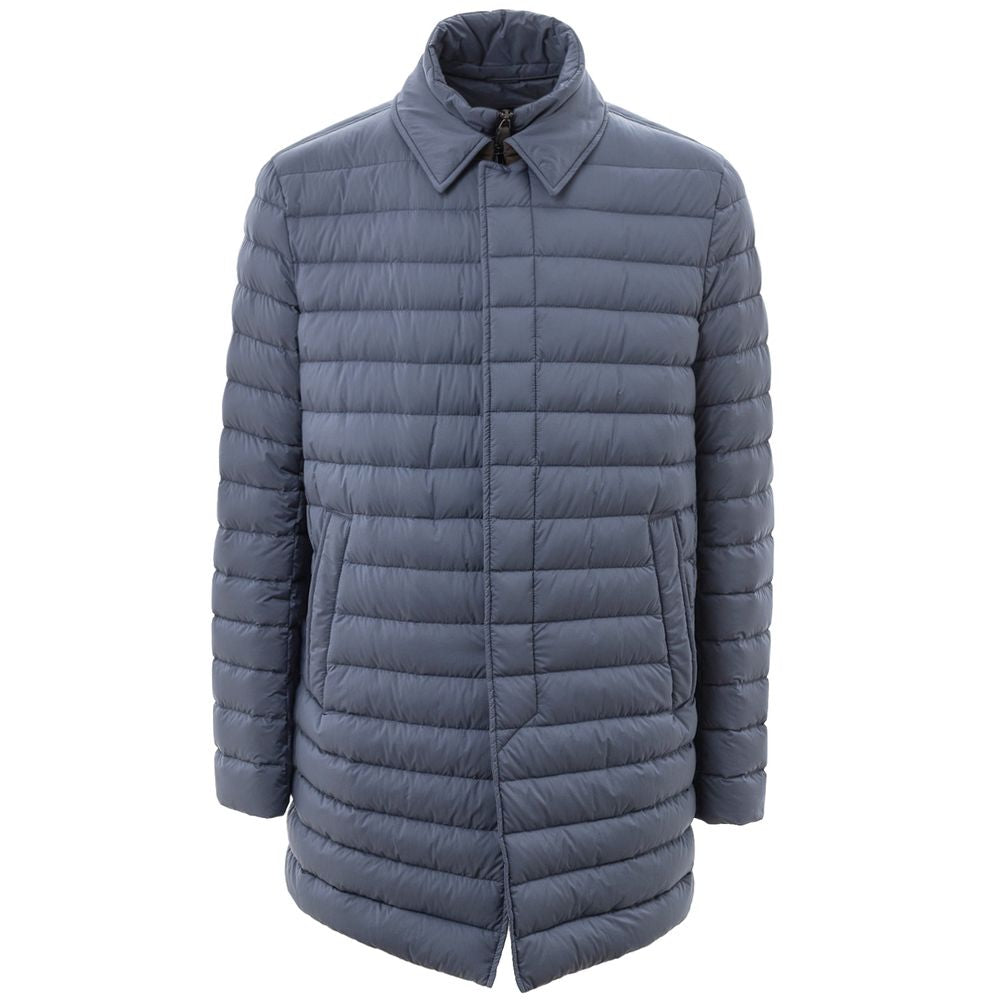 Herno Blue Polyester Jackets &amp; Coat