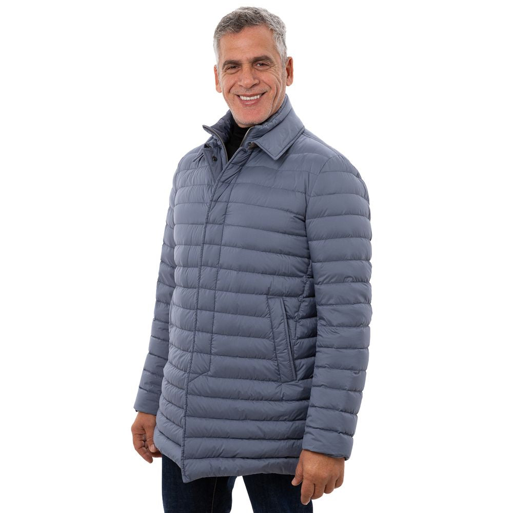 Herno Blue Polyester Jackets &amp; Coat