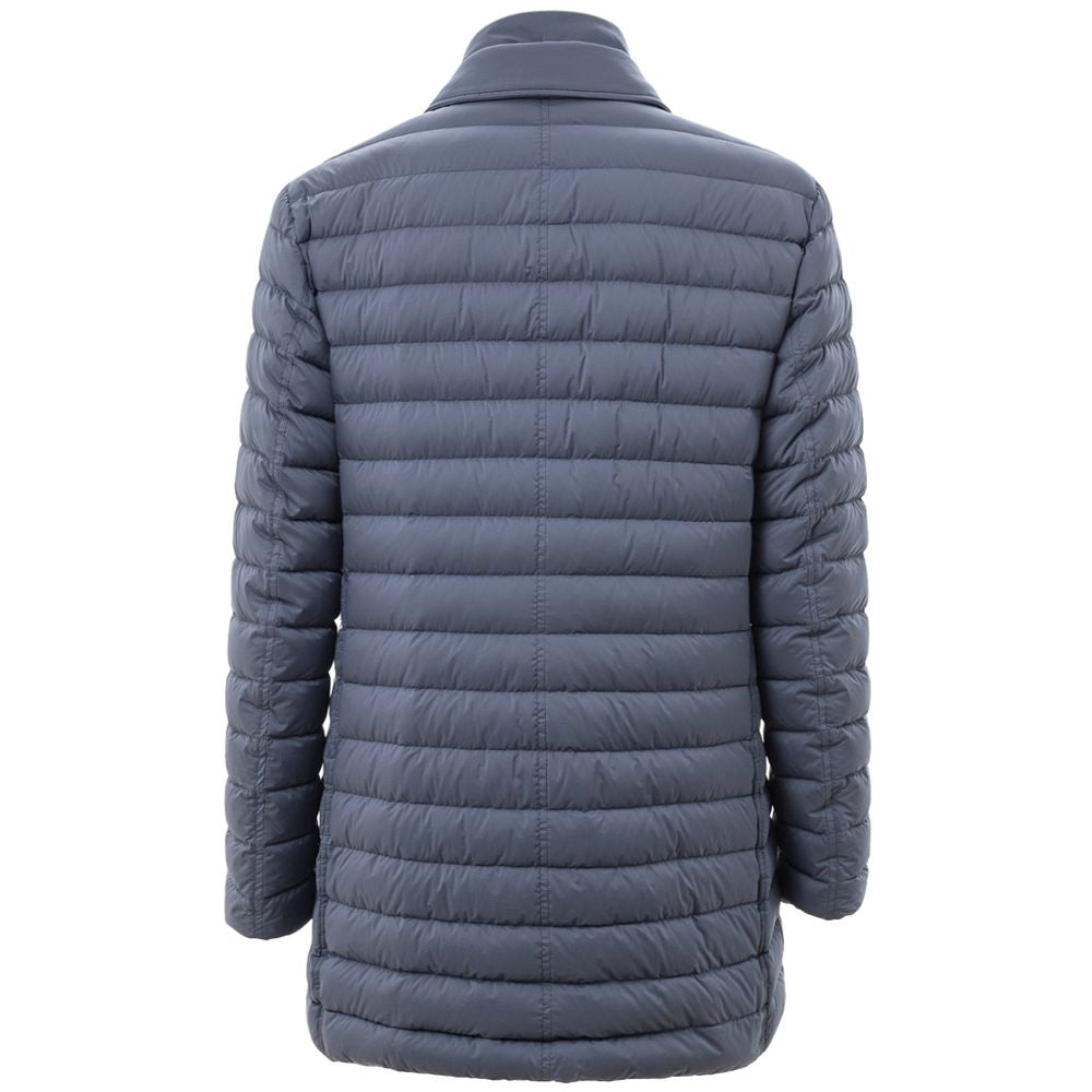 Herno Blue Polyester Jackets &amp; Coat