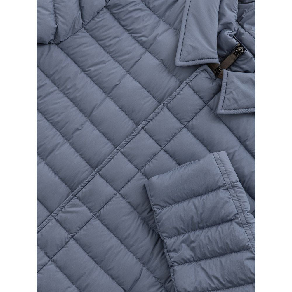 Herno Blue Polyester Jackets &amp; Coat