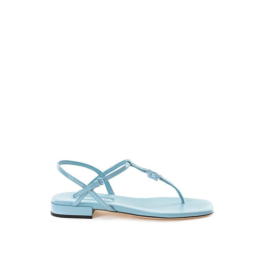 Miu Miu Blue Patent Leather Flip-Flop Sandal by Miu Miu
